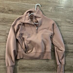 Old navy active cropped sweatshirt quarter zip